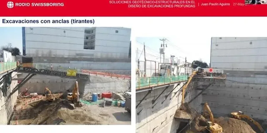 Diseño geotécnico de excavaciones profundas en Arica